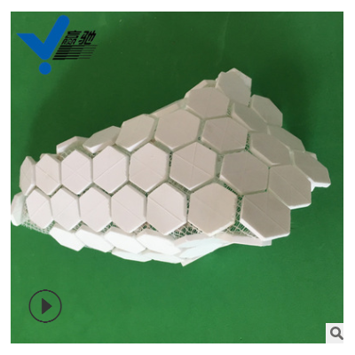 山东淄博厂家生产10*10*5mm氧化铝耐磨陶瓷衬片
